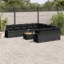 Set de sofás de jardín 12 piezas cojines ratán sintético negro de , Conjuntos de jardín - Ref: Foro24-3257119, Precio: 818,84...