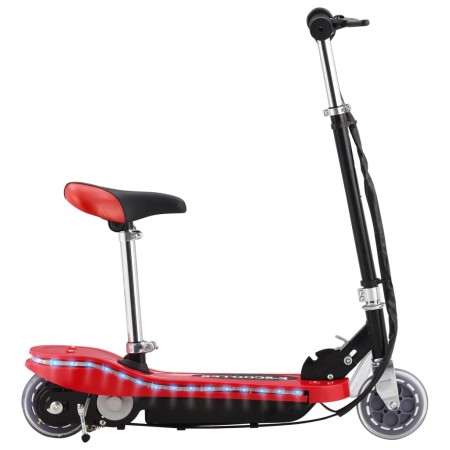 Patinete eléctrico con asiento y LED rojo 120 W de vidaXL, Patinetes - Ref: Foro24-91961, Precio: 129,80 €, Descuento: %