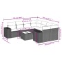 Set de muebles de jardín 9 pzas y cojines ratán sintético gris de , Conjuntos de jardín - Ref: Foro24-3254697, Precio: 576,79...