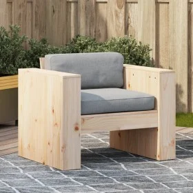 Sofá de jardín madera maciza de pino 79x60x62 cm by , Outdoor sofas - Ref: Foro24-832365, Price: 93,04 €, Discount: %