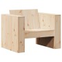 Sofá de jardín madera maciza de pino 79x60x62 cm de , Sofás de exterior - Ref: Foro24-832365, Precio: 94,97 €, Descuento: %