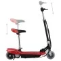 Patinete eléctrico con asiento y LED rojo 120 W de vidaXL, Patinetes - Ref: Foro24-91961, Precio: 132,12 €, Descuento: %