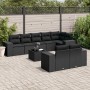 Set de sofás de jardín 8 piezas y cojines ratán sintético negro de , Conjuntos de jardín - Ref: Foro24-3255162, Precio: 638,3...
