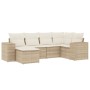 Juego de sofás jardín con cojines 6 pzas ratán sintético beige de , Conjuntos de jardín - Ref: Foro24-3255195, Precio: 463,87...