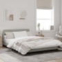 Estructura de cama con cabecero terciopelo gris claro 120x200cm de , Camas y somieres - Ref: Foro24-373152, Precio: 131,72 €,...