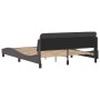 Estructura de cama con cabecero cuero sintético gris 160x200cm de , Camas y somieres - Ref: Foro24-373221, Precio: 181,31 €, ...
