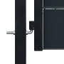 Anthrazitgraues Zauntor aus PVC und Stahl, 100 x 164 cm von vidaXL, Gartentore - Ref: Foro24-145235, Preis: 207,95 €, Rabatt: %