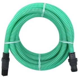 Suction hose with PVC connectors Green PVC 26 mm 7 m by , Garden hoses - Ref: Foro24-151071, Price: 38,22 €, Discount: %