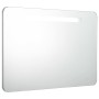 Mueble de baño con espejo LED 80x9,5x55 cm de vidaXL, Tocadores de baño - Ref: Foro24-285120, Precio: 150,69 €, Descuento: %