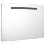 Mueble de baño con espejo LED 80x9,5x55 cm de vidaXL, Tocadores de baño - Ref: Foro24-285120, Precio: 147,79 €, Descuento: %