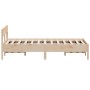 Estructura de cama con cabecero madera maciza pino 120x190 cm de , Camas y somieres - Ref: Foro24-842774, Precio: 108,45 €, D...