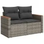 10-piece garden sofa set with gray synthetic rattan cushions by , Garden sets - Ref: Foro24-3226319, Price: 569,18 €, Discoun...