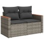 Set de sofás de jardín 10 pzas con cojines ratán sintético gris de , Conjuntos de jardín - Ref: Foro24-3226319, Precio: 561,9...