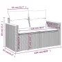 10-piece garden sofa set with gray synthetic rattan cushions by , Garden sets - Ref: Foro24-3226319, Price: 569,18 €, Discoun...