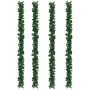 Guirnaldas de Navidad 4 unidades PVC verde 270 cm de vidaXL, Adornos festivos - Ref: Foro24-284308, Precio: 64,47 €, Descuent...