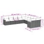 Set de sofás de jardín 10 pzas cojines ratán sintético negro de , Conjuntos de jardín - Ref: Foro24-3226350, Precio: 547,89 €...
