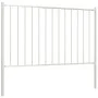 Fence panel and posts white powder coated steel 1.7x1m by vidaXL, fence panels - Ref: Foro24-145216, Price: 51,92 €, Discount: %