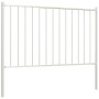 Panel de valla y postes acero recubrimiento polvo blanco 1,7x1m de vidaXL, Paneles de vallas - Ref: Foro24-145216, Precio: 54...
