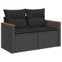 Set de sofás de jardín y cojines 13 pzas ratán sintético negro de , Conjuntos de jardín - Ref: Foro24-3226454, Precio: 836,72...