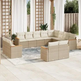 12-piece garden sofa set and brown synthetic rattan cushions by , Garden sets - Ref: Foro24-3226513, Price: 924,65 €, Discoun...