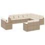 Set de sofás de jardín 12 pzas y cojines ratán sintético marrón de , Conjuntos de jardín - Ref: Foro24-3226513, Precio: 828,6...
