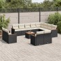 Set de sofás de jardín y cojines 13 pzas ratán sintético negro de , Conjuntos de jardín - Ref: Foro24-3226518, Precio: 773,83...