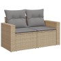 Juego de sofás jardín con cojines beige mezcla 4 pzas ratán PE de , Conjuntos de jardín - Ref: Foro24-3256325, Precio: 285,48...