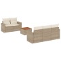 Juego de sofás jardín con cojines 6 pzas ratán sintético beige de , Conjuntos de jardín - Ref: Foro24-3256338, Precio: 480,90...
