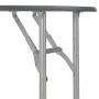 Juego de comedor plegable con estante 3 pzas MDF y acero negro de vidaXL, muebles para cocinas y comedores - Ref: Foro24-2844...