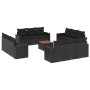 Set de sofás de jardín y cojines 13 pzas ratán sintético negro de , Conjuntos de jardín - Ref: Foro24-3256384, Precio: 984,04...