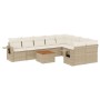 Juego de sofás jardín con cojines beige 10 pzas ratán sintético de , Conjuntos de jardín - Ref: Foro24-3257052, Precio: 729,8...