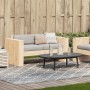 Sofá de jardín de 2 plazas madera maciza de pino 134x60x62 cm de , Sofás de exterior - Ref: Foro24-832369, Precio: 131,81 €, ...