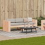 Sofá de jardín de 3 plazas madera maciza Douglas 189x60x62 cm de , Sofás de exterior - Ref: Foro24-832376, Precio: 167,11 €, ...