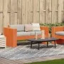 Sofá de jardín 2 plazas madera de pino marrón cera 134x60x62 cm de , Sofás de exterior - Ref: Foro24-844625, Precio: 117,56 €...