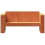 Sofá de jardín 2 plazas madera de pino marrón cera 134x60x62 cm de , Sofás de exterior - Ref: Foro24-844625, Precio: 117,56 €...
