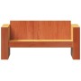 Sofá de jardín 2 plazas madera de pino marrón cera 134x60x62 cm de , Sofás de exterior - Ref: Foro24-844625, Precio: 144,80 €...