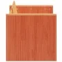 Sofá de jardín 2 plazas madera de pino marrón cera 134x60x62 cm de , Sofás de exterior - Ref: Foro24-844625, Precio: 117,56 €...