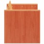 Sofá de jardín 2 plazas madera de pino marrón cera 134x60x62 cm de , Sofás de exterior - Ref: Foro24-844625, Precio: 144,80 €...