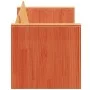 Sofá de jardín 3 plazas madera de pino marrón cera 189x60x62 cm de , Sofás de exterior - Ref: Foro24-844627, Precio: 150,66 €...