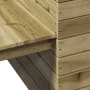 Banco con jardineras madera de pino impregnada 167,5x60x65 cm de , Sofás de exterior - Ref: Foro24-844644, Precio: 234,23 €, ...