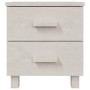 Mesitas de noche 2 uds HAMAR pino macizo blanco 40x35x44,5 cm de vidaXL, Mesitas de noche - Ref: Foro24-340409, Precio: 66,43...
