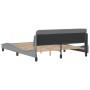Estructura de cama con cabecero tela gris claro 160x200 cm de , Camas y somieres - Ref: Foro24-373205, Precio: 193,10 €, Desc...