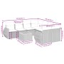 Set de muebles de jardín 9 pzas y cojines ratán sintético gris de , Conjuntos de jardín - Ref: Foro24-3257264, Precio: 565,99...