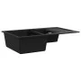 Kitchen sink with 2 black granite bowls by , Sinks - Ref: Foro24-142950, Price: 211,73 €, Discount: %