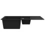 Kitchen sink with 2 black granite bowls by , Sinks - Ref: Foro24-142950, Price: 211,73 €, Discount: %
