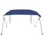 Blaue 4-Bogen-Bimini-Markise 243 x 196 x 137 cm von , Aufbewahrungsabdeckungen für Boote - Ref: Foro24-92371, Preis: 175,90 €...