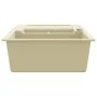 Fregadero de cocina de granito con dos senos beige de , Fregaderos - Ref: Foro24-144858, Precio: 197,96 €, Descuento: %