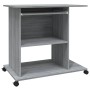 Escritorio de madera contrachapada gris Sonoma 80x50x75 cm de , Escritorios - Ref: Foro24-815544, Precio: 71,49 €, Descuento: %