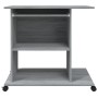 Escritorio de madera contrachapada gris Sonoma 80x50x75 cm de , Escritorios - Ref: Foro24-815544, Precio: 71,49 €, Descuento: %