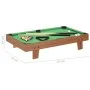 Mini mesa de billar marrón y verde 92x52x19 cm de vidaXL, Mesas de billar - Ref: Foro24-91947, Precio: 113,49 €, Descuento: %